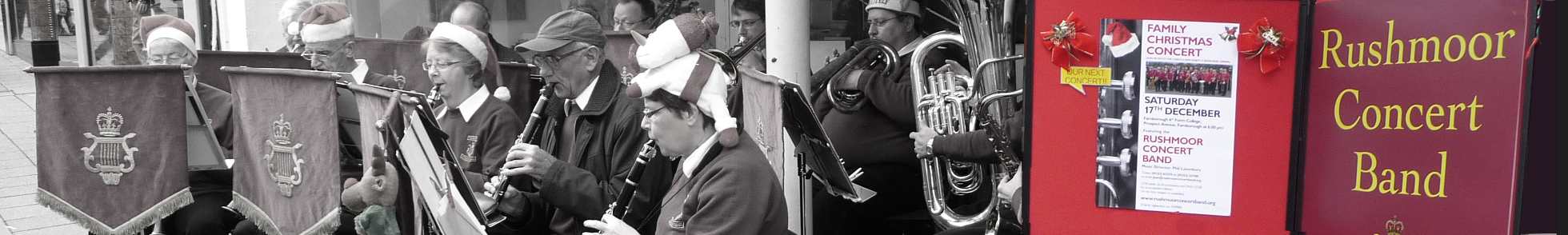 Rushmoor band at Christmas
